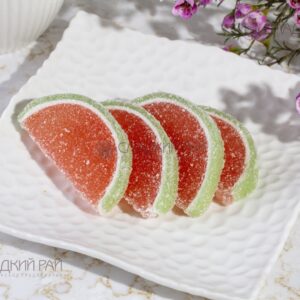 Мармелад желейный резаный «Добрые дольки» со вкусом арбуза и мяты