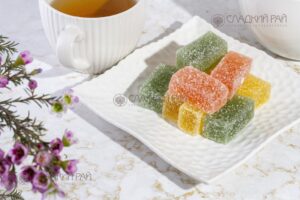 Мармелад желейный резаный с обсыпкой сахаром Балтика