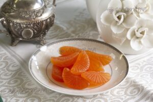 Мармелад желейный формовой глянцованный Мандариновые дольки
